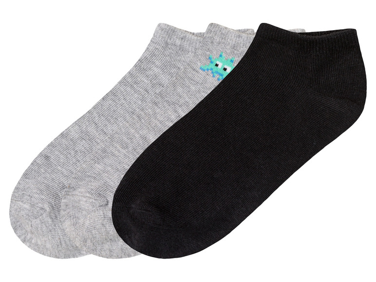 pepperts!® Kinder Sneakersocken, 3 Paar, mit hohem Baumwollanteil