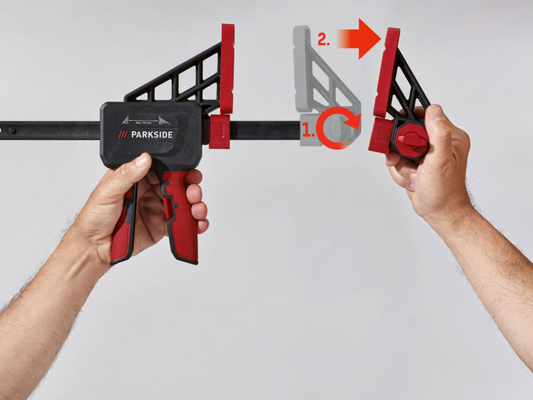 Gehe zu Vollbildansicht: PARKSIDE® Einhandzwinge »PEHZ 150 A1« / »PEHZ 915 A1«, mit Kreuznut - Bild 8