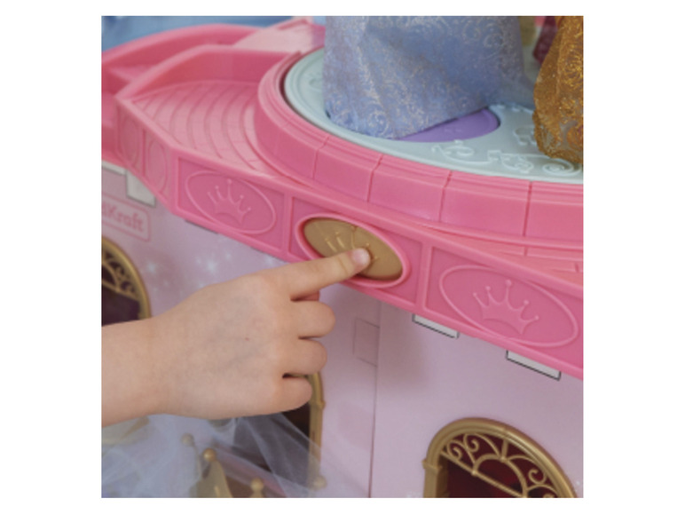 Gehe zu Vollbildansicht: KidKraft Puppenhaus »Disney Princess Dance & Dream Castle«, mit drei Melodien - Bild 11