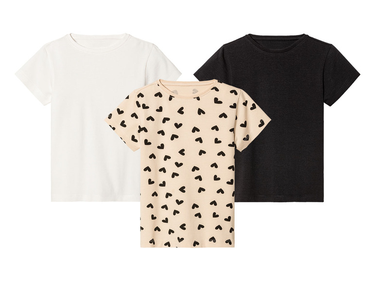 Gehe zu Vollbildansicht: lupilu® Kleinkinder T-Shirt's, 3 Stück, mit hohem Baumwollanteil - Bild 10