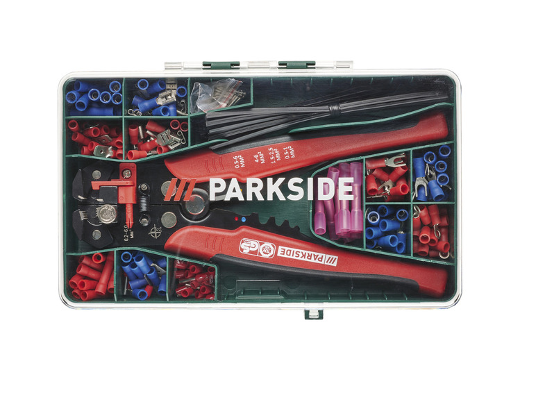 Gehe zu Vollbildansicht: PARKSIDE® Crimpzangen-Set »PCZS 231 B2«, 231-teilig - Bild 1