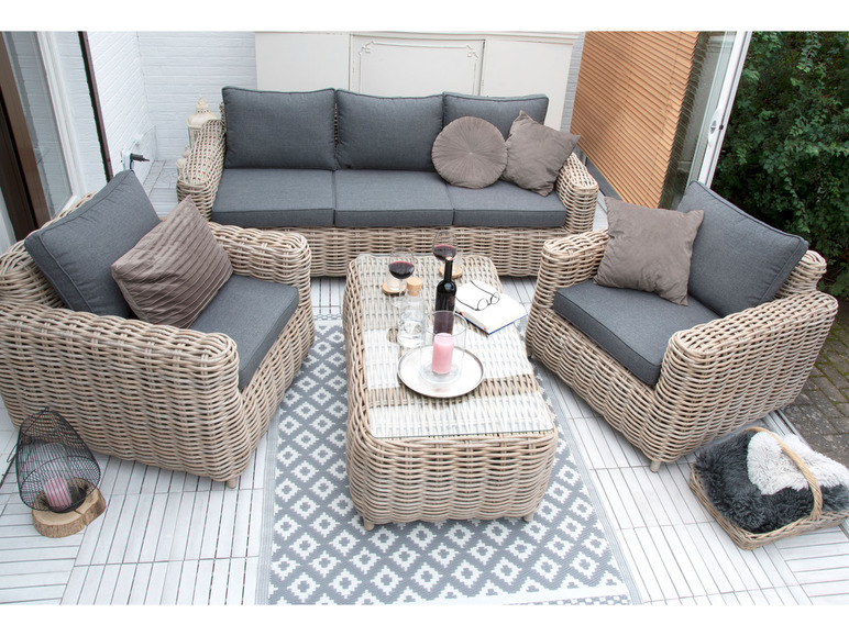 Gehe zu Vollbildansicht: bellavista - Home & Garden® Luxus Loungeset »Merando«, 4-teilig - Bild 3