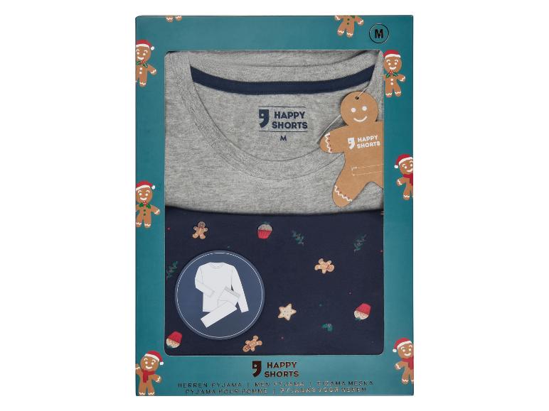 Gehe zu Vollbildansicht: Happy Shorts Herren Pyjama in einer Geschenkbox - Bild 12