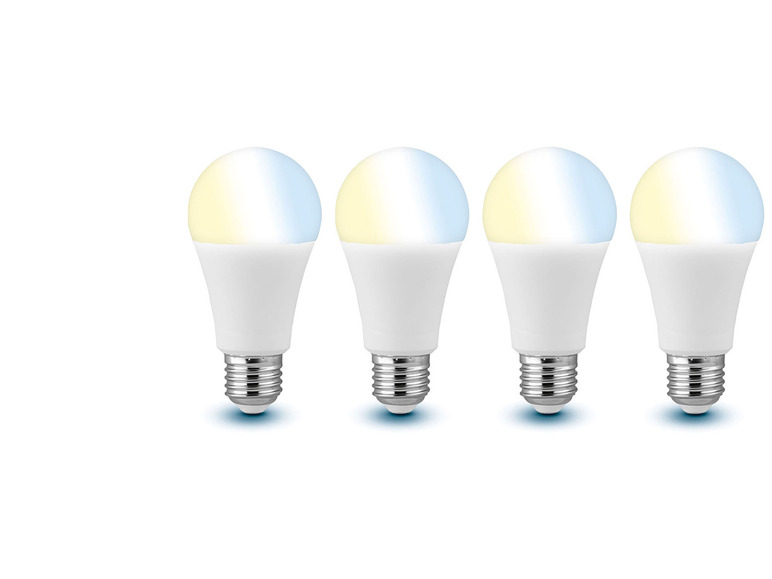 4er Leuchtmittel Watt, Zigbee Set LIVARNO E27 Smart - Home, für home Lichtfarbensteuerung, 9