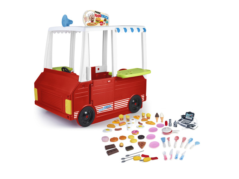 Gehe zu Vollbildansicht: FEBER 2-in-1 Spielküchenfahrzeug »Food Truck«, mit Zubehör - Bild 1