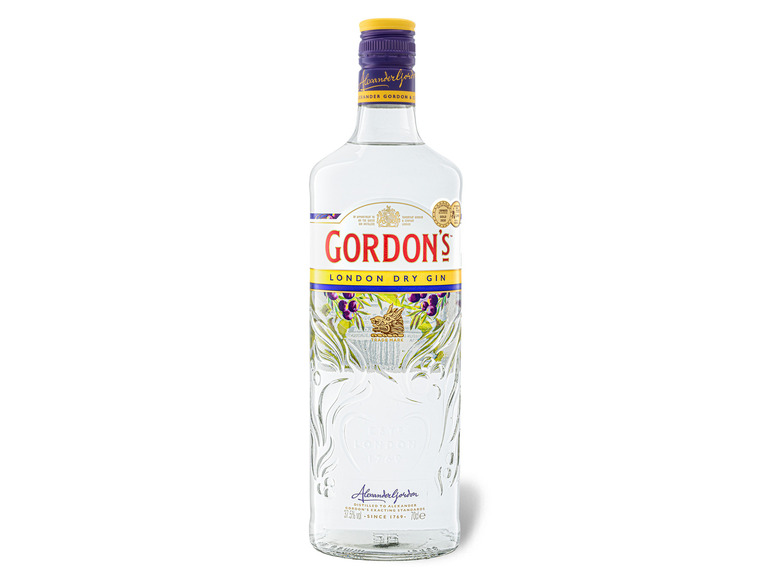 Gehe zu Vollbildansicht: Gordon's London Dry Gin 37,5 % Vol - Bild 1