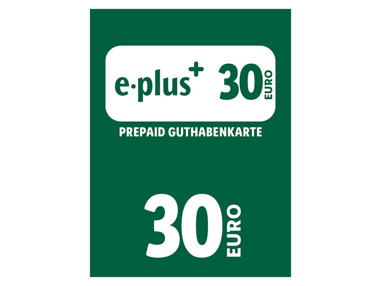 30€ e-Plus über Code
