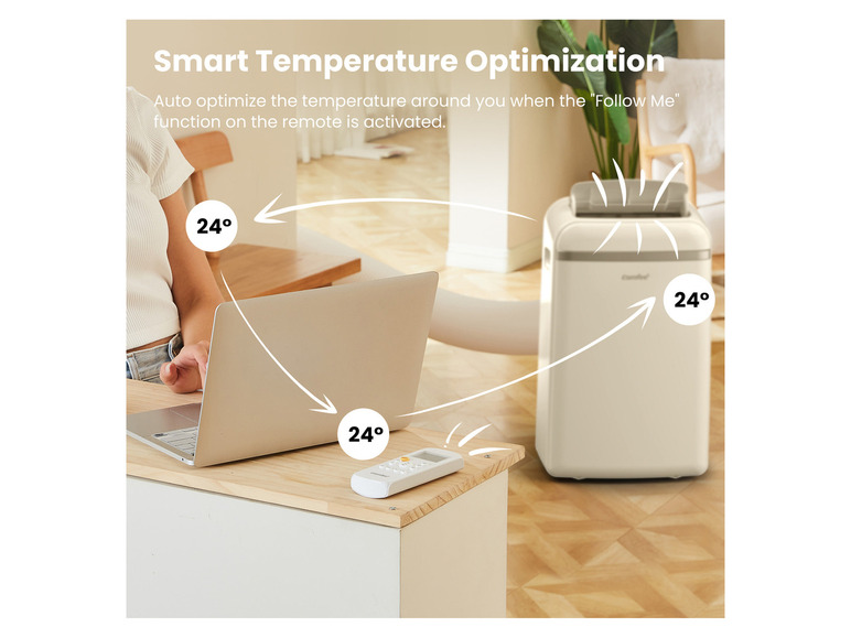 Gehe zu Vollbildansicht: Comfee Mobiles Klimagerät »Smart Cool 12000 Plus«, für Räume bis 43 m² - Bild 6