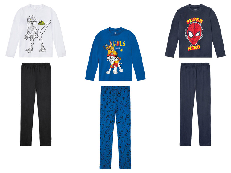 Gehe zu Vollbildansicht: Kleinkinder/ Kinder JungenJ Pyjama aus reiner Baumwolle - Bild 1