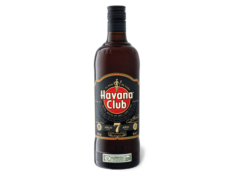Vol 40% Jahre Havana Rum Club 7 Añejo