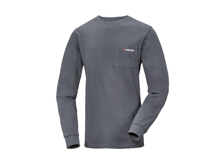 Gehe zu Vollbildansicht: PARKSIDE® Herren Thermo-Langarmshirt, mit hohem Baumwollanteil - Bild 2