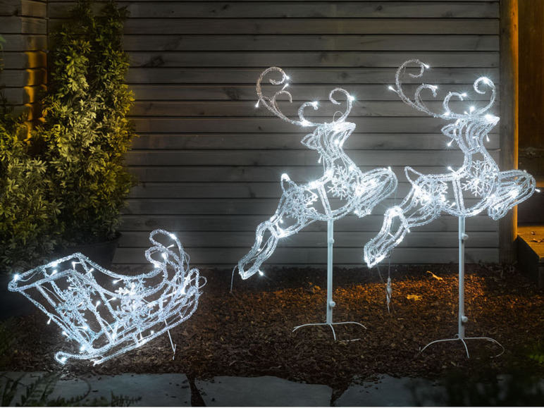 LIVARNO home LEDs 120 3 3D-Lichtfiguren, tlg. mit