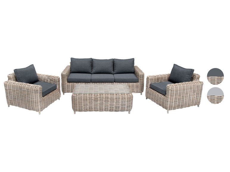 Gehe zu Vollbildansicht: bellavista - Home & Garden® Luxus Loungeset »Merando«, 4-teilig - Bild 1