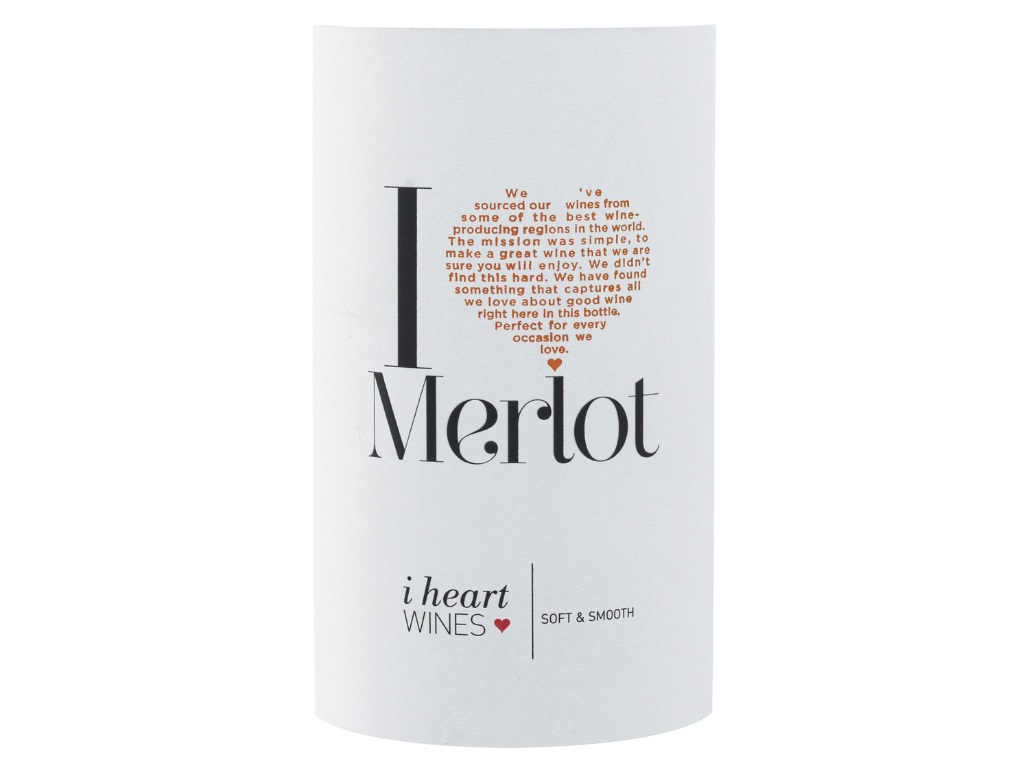 I heart Wines Merlot trocken, | LIDL Rotwein