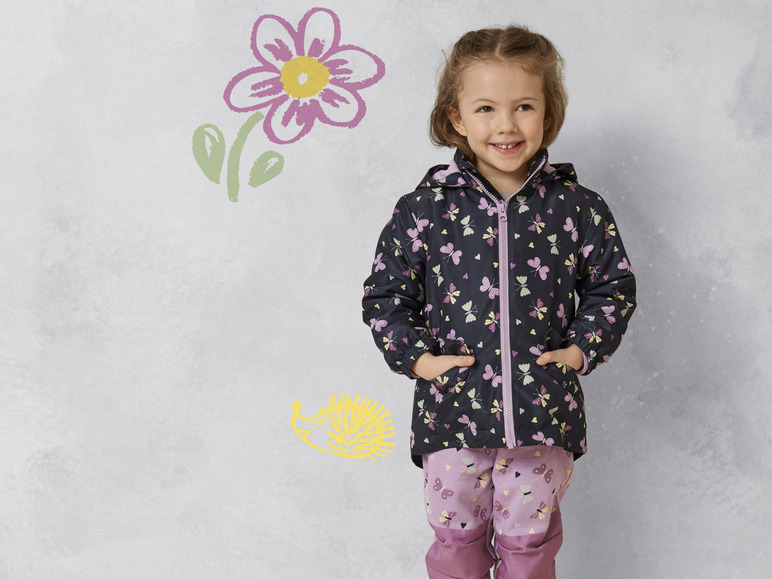 Gehe zu Vollbildansicht: lupilu® Kinder 3-in-1-Allwetterjacke, 2-tlg. mit Fleece - Bild 3