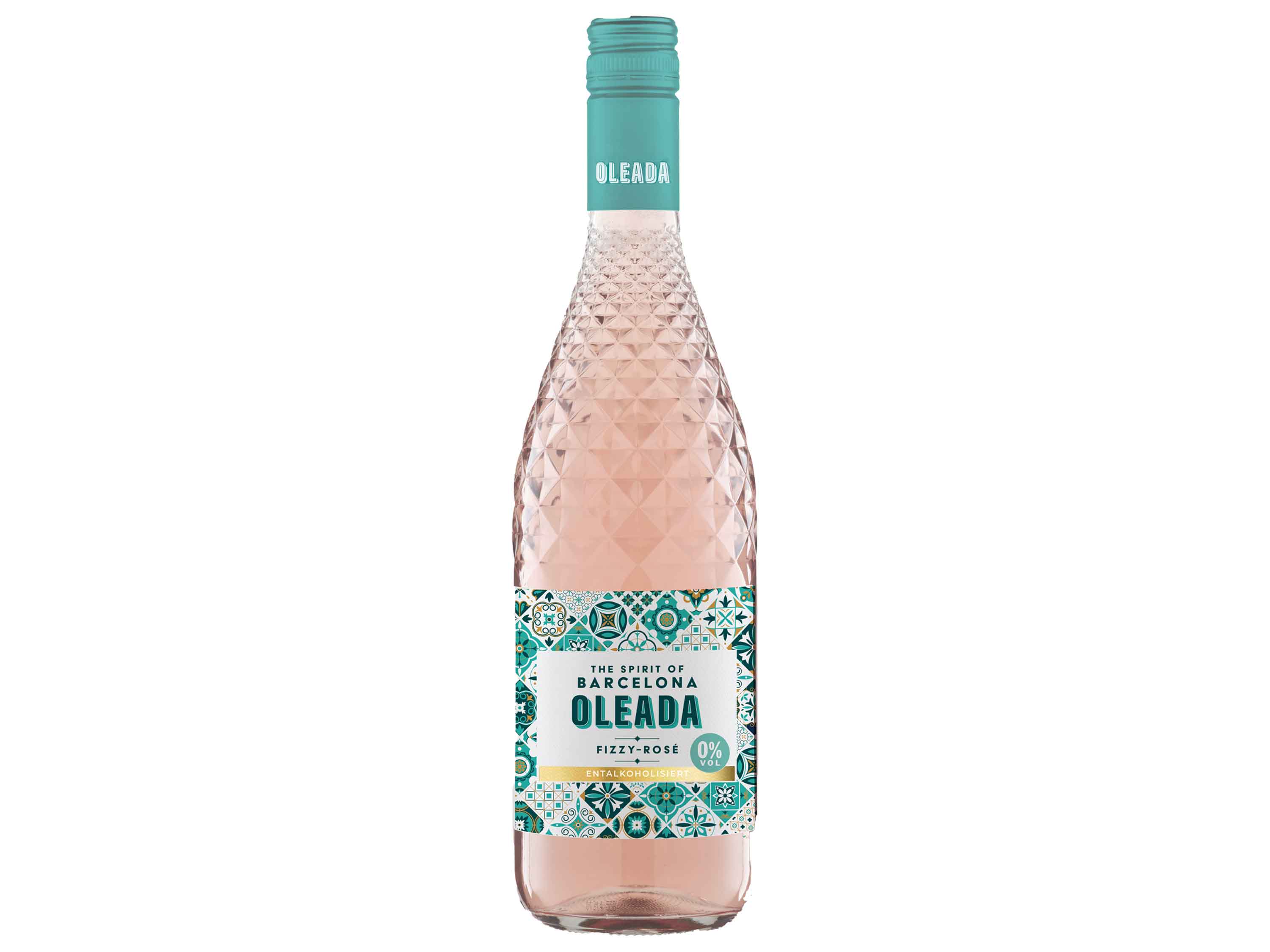 Oleada Spirit of Barcelona Fizzy-Rosé alkoholfrei Wein & Spirituosen Lidl DE