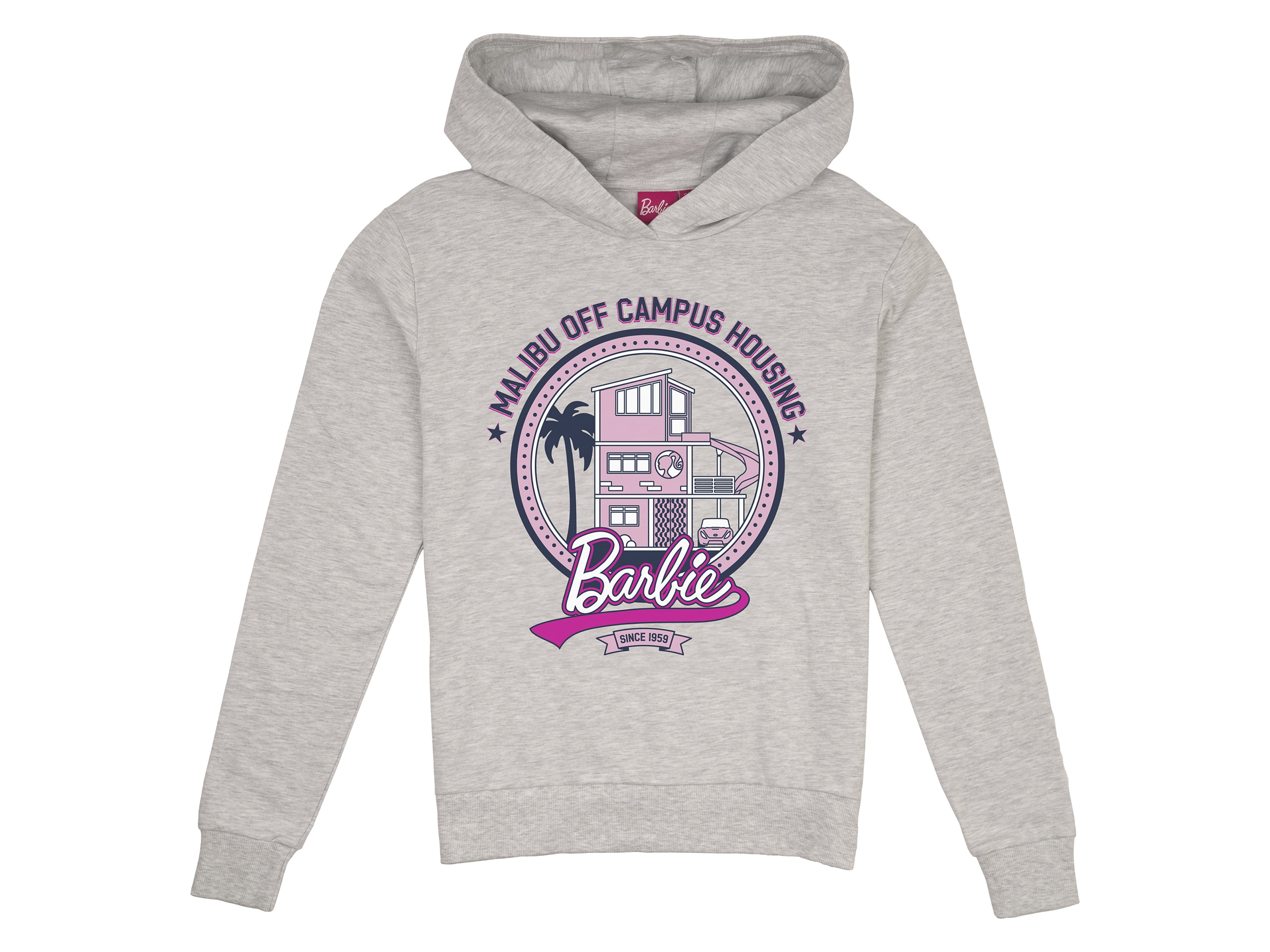 Barbie Damen Hoodie (grau, L) L