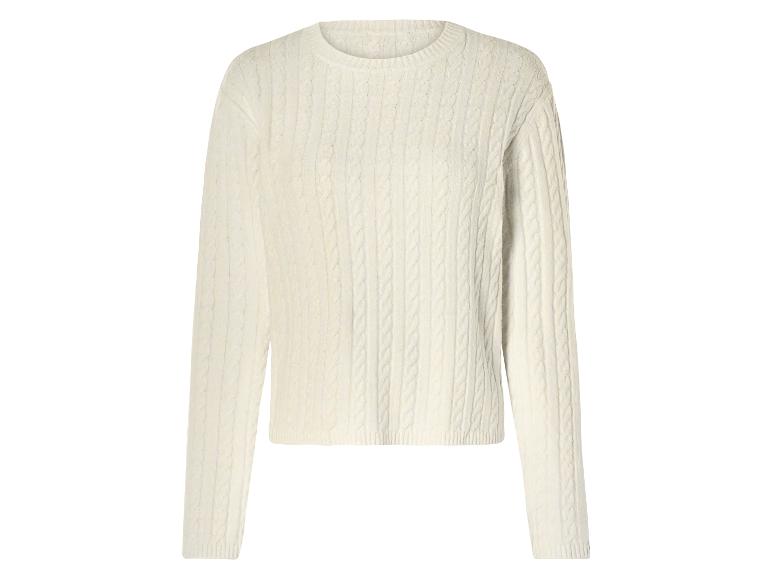 Gehe zu Vollbildansicht: esmara® Damen Strickpullover, mit Zopfmuster - Bild 2