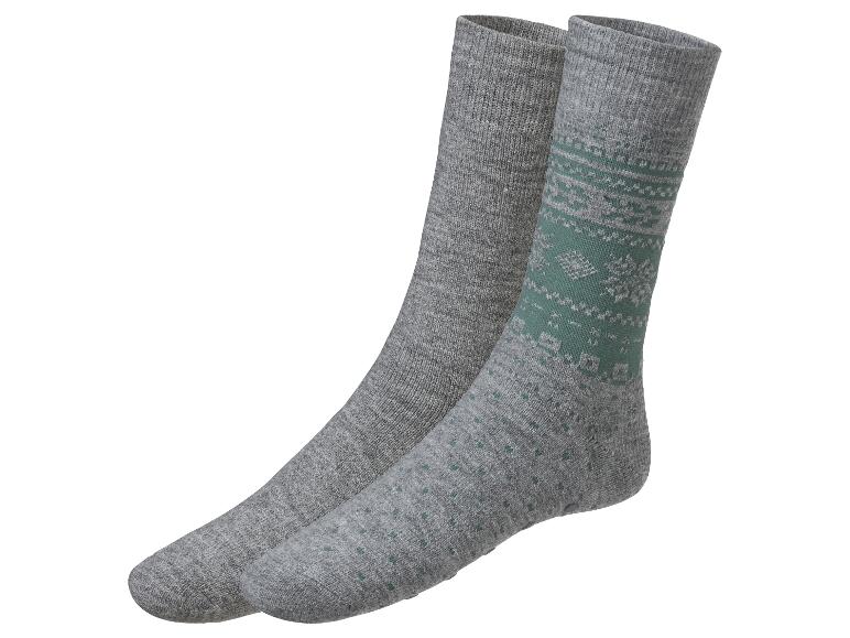 Gehe zu Vollbildansicht: LIVERGY® Herren Thermosocken, 2 Paar, mit Silikonnoppen - Bild 2