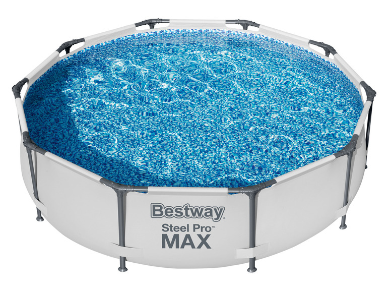 Gehe zu Vollbildansicht: Bestway Steel Pro MAX™ Frame Pool Set mit Filterpumpe, ca. Ø 305 x 76 cm - Bild 3