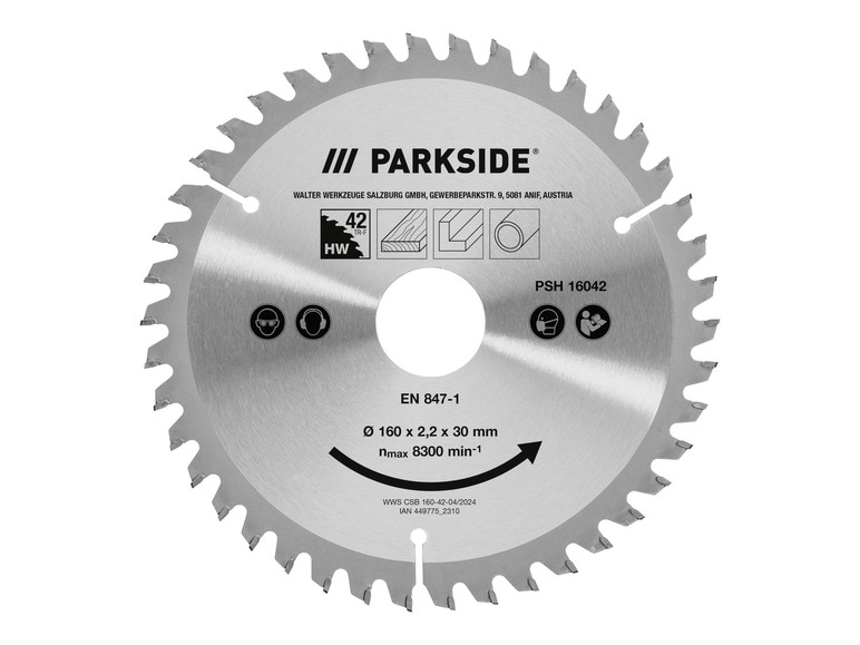 Gehe zu Vollbildansicht: PARKSIDE® Kreissägeblatt, für Handkreissägen - Bild 5