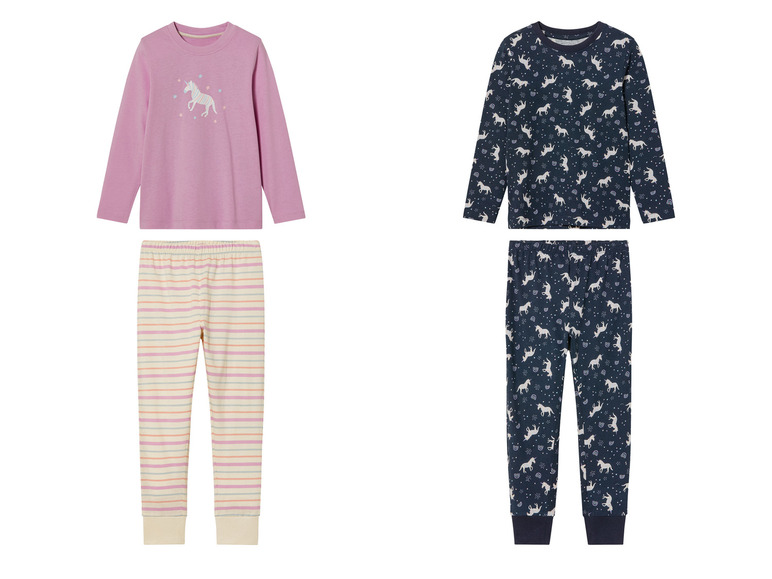 lupilu® Kleinkinder Pyjama, reine Baumwolle