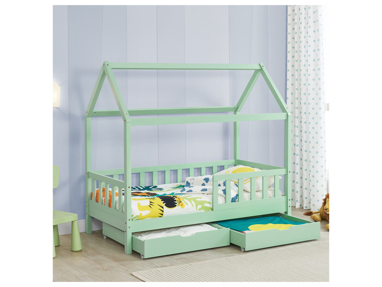 Gehe zu Vollbildansicht: Juskys Kinderbett »Marli«, im skandinavischen Design - Bild 144