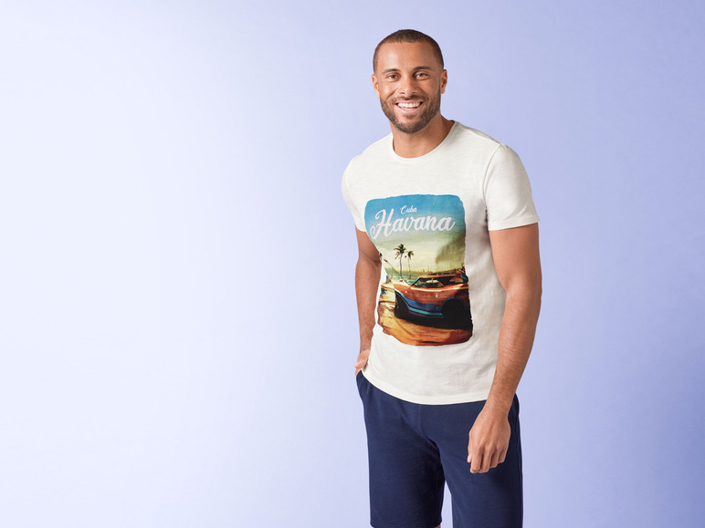 Gehe zu Vollbildansicht: LIVERGY® Herren T-Shirt mit Rundhalsausschnitt - Bild 10