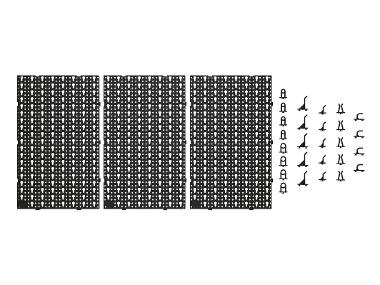 PARKSIDE® Werkzeug-Wandorganizer, inkl. Montagematerial