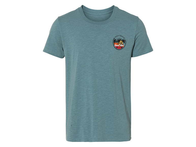 Gehe zu Vollbildansicht: LIVERGY® Herren T-Shirt aus reiner Baumwolle - Bild 2