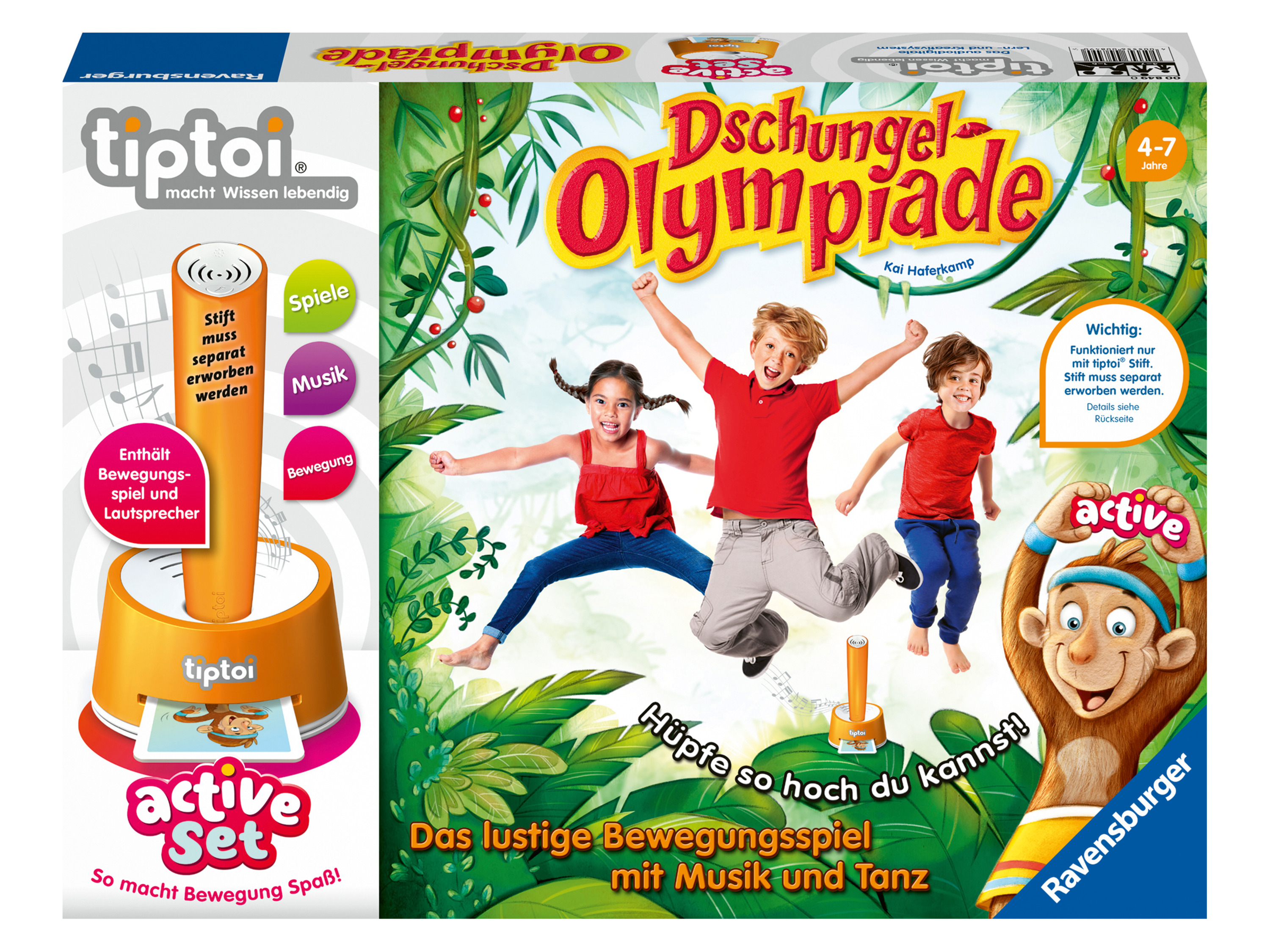 Ravensburger Tiptoi Spiele (Dschungel-Olympiade)