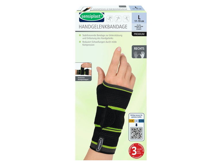 Gehe zu Vollbildansicht: sensiplast® Handgelenkbandage, mit elastischem Handgelenkgurt - Bild 18