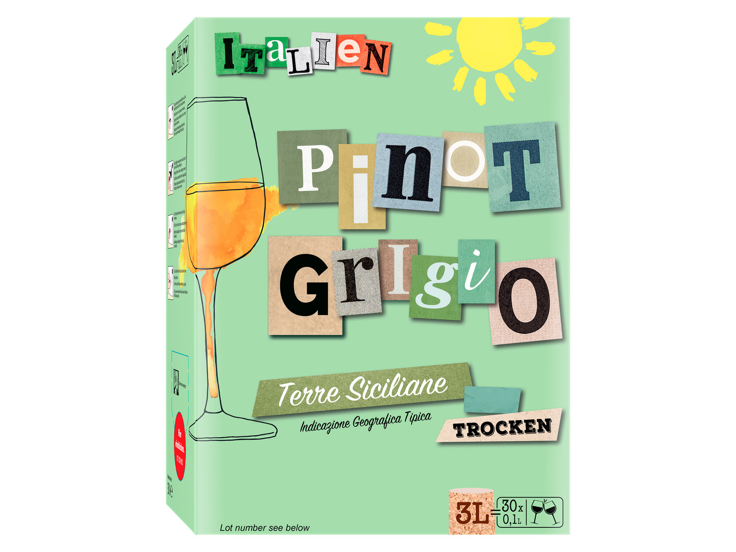 weißwein pinot 2023 terre Products siciliane like: / bag trocken grigio 3 Price in l ᐉ - box 0 Lidl igt Compare