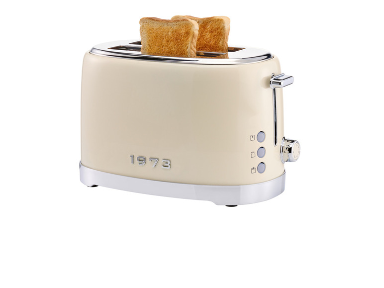 Gehe zu Vollbildansicht: SILVERCREST® KITCHEN TOOLS Doppelschlitz-Toaster »EDS Chrom Retro 1973 STR 980 B2«, mit Elementen in Retro-Optik - Bild 6