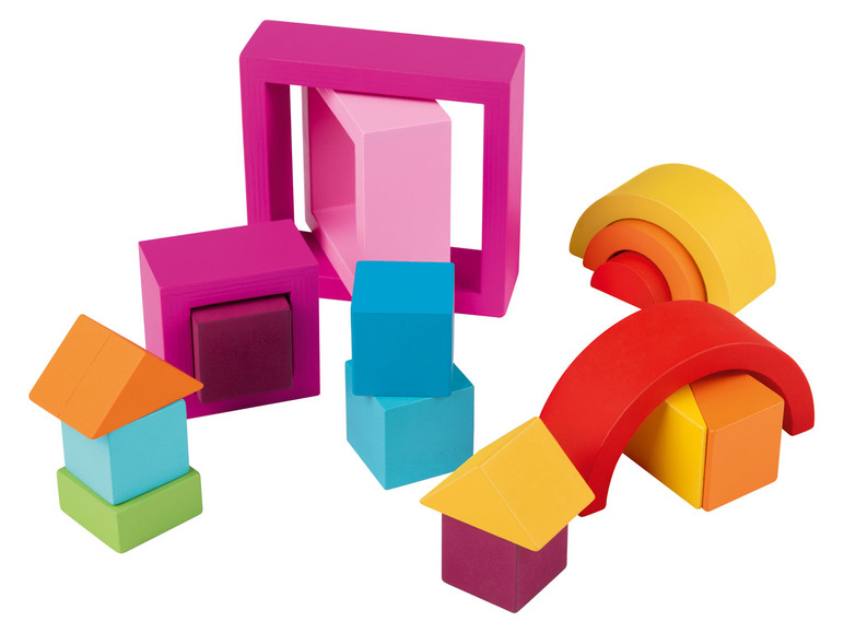 Gehe zu Vollbildansicht: Playtive Holz Regenbogen-Sets, nach Montessori-Art - Bild 7