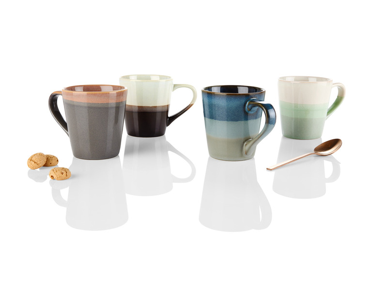 Gehe zu Vollbildansicht: LIVARNO home Kaffeetassen Set / Kaffeekanne, aus glasiertem Steingut - Bild 20