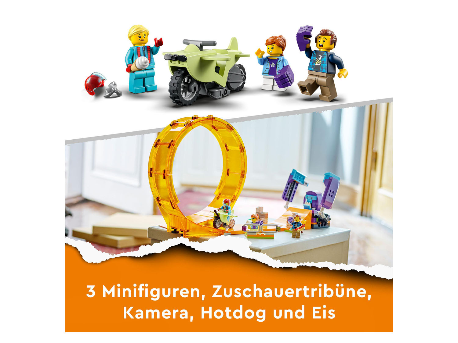 »Schimpansen-Stuntlooping« LEGO® LIDL 60338 City |