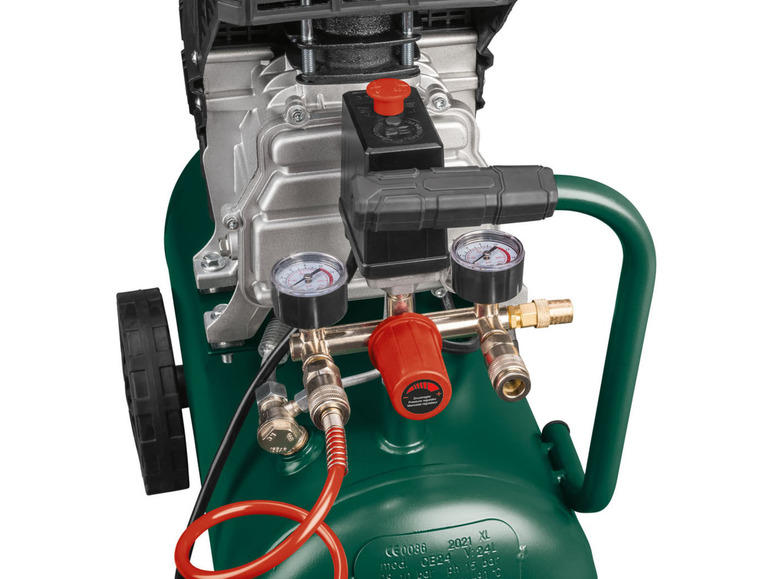 Gehe zu Vollbildansicht: PARKSIDE® Kompressor »PKO 24 B2«, 24 l, 1,8 kW + Druckluftset, 71-teilig - Bild 4