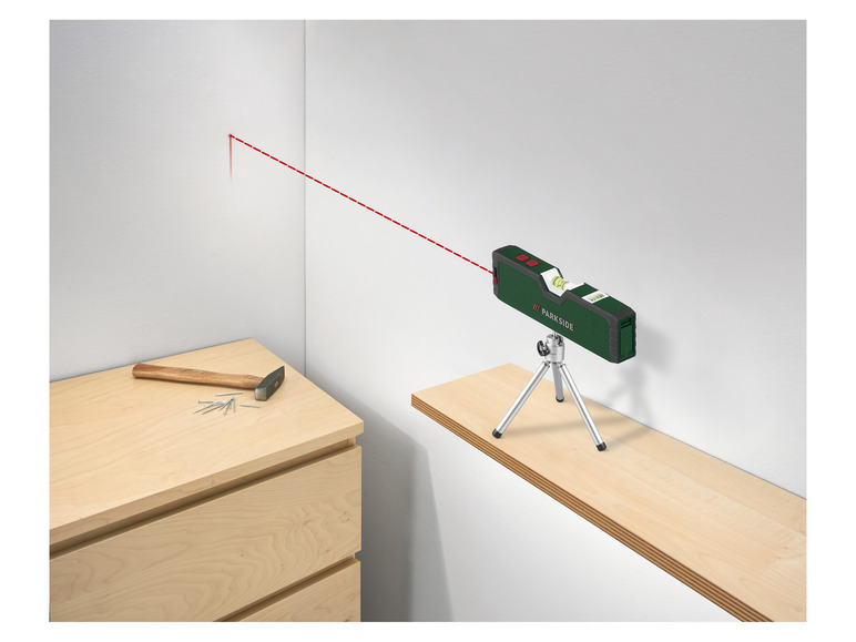 Gehe zu Vollbildansicht: PARKSIDE® Laser-Wasserwaage »PLW A5«, mit Kreuzlinien- und Linienlaser - Bild 9