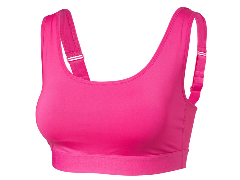 Gehe zu Vollbildansicht: CRIVIT Damen Sportbustier, Medium-Level, herausnehmbare Pads - Bild 2