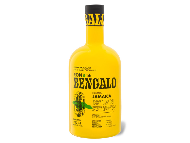 Gehe zu Vollbildansicht: Ron Bengalo Jamaica Rum 40% Vol - Bild 1