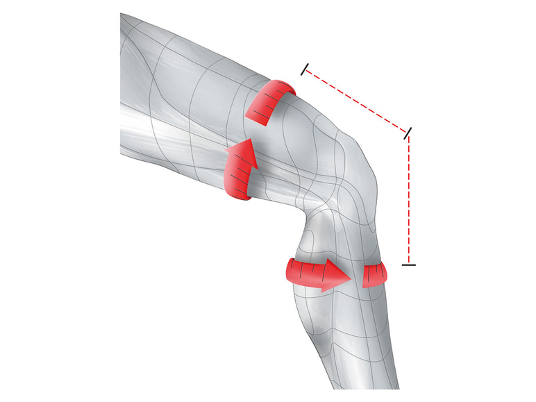 Gehe zu Vollbildansicht: sensiplast® Kniegelenkbandage, mit Anti-Rutsch-Beschichtung - Bild 3