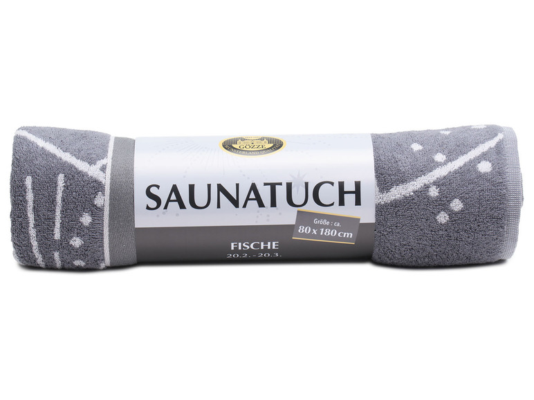 Gehe zu Vollbildansicht: Gözze Saunatuch »Sternzeichen«, reine Baumwolle, 80 x 180 cm - Bild 16