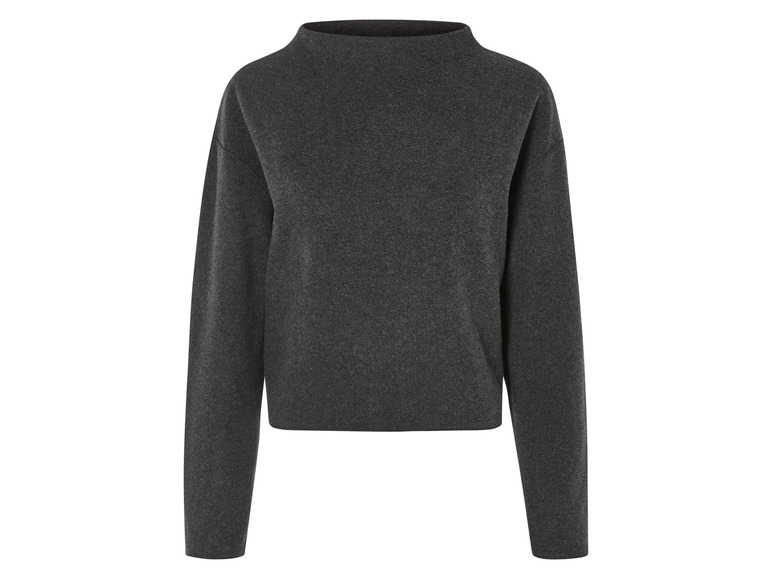 Gehe zu Vollbildansicht: esmara® Damen Strickpullover, modisch kurzer Cropped-Style - Bild 5