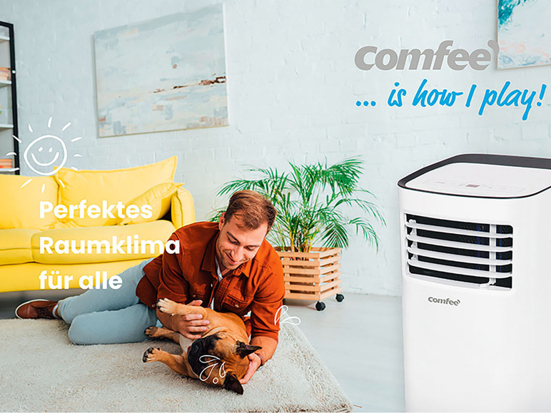 »Smart Cool bis 25 l/Tag, m² Klimagerät 43 für Comfee Mobiles 7000-1«, Räume