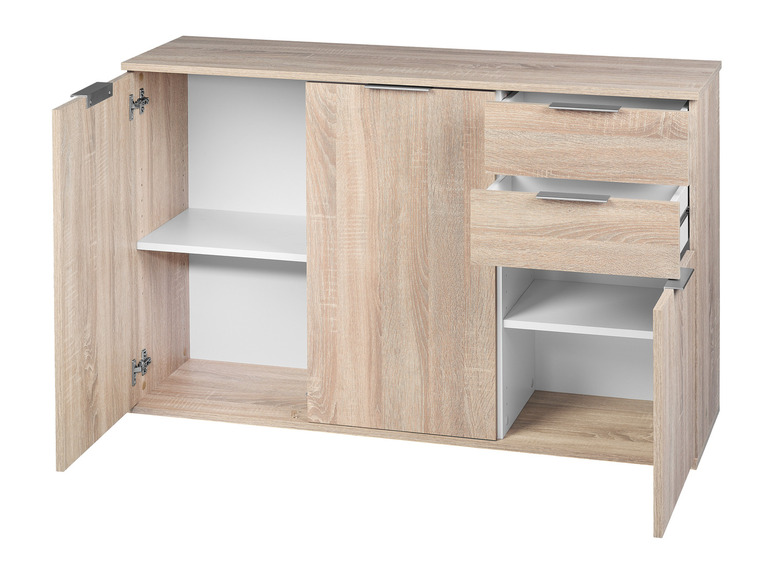 Gehe zu Vollbildansicht: Sideboard, Sonoma-Eiche-Nachbildung - Bild 5