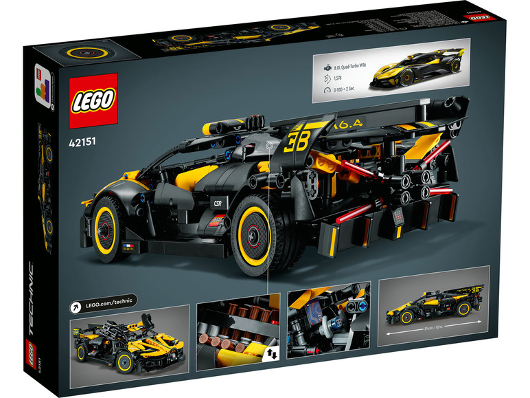 Gehe zu Vollbildansicht: LEGO® Technic 42151 »Bugatti-Bolide« - Bild 7