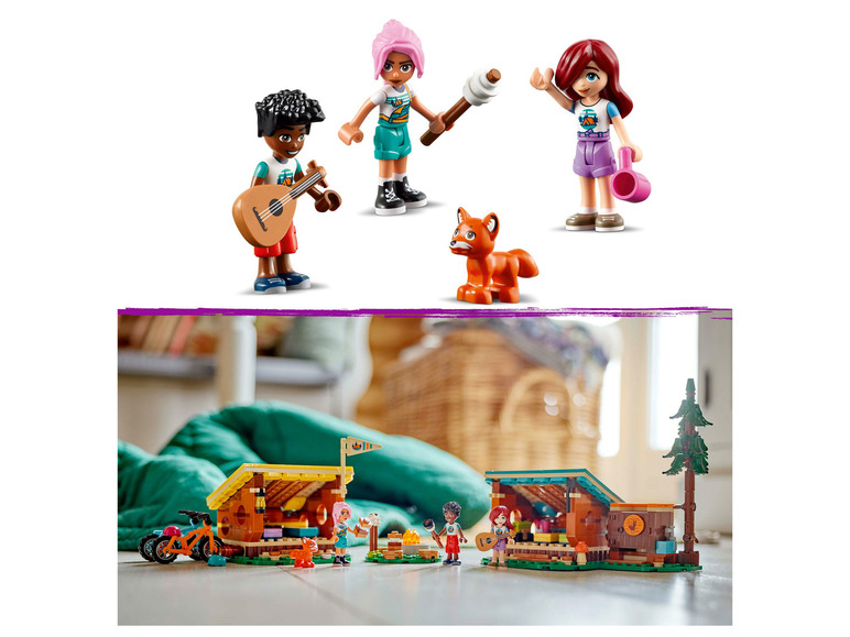 Gehe zu Vollbildansicht: LEGO® Friends 42624 »Gemütliche Hütten im Abenteuercamp« - Bild 3