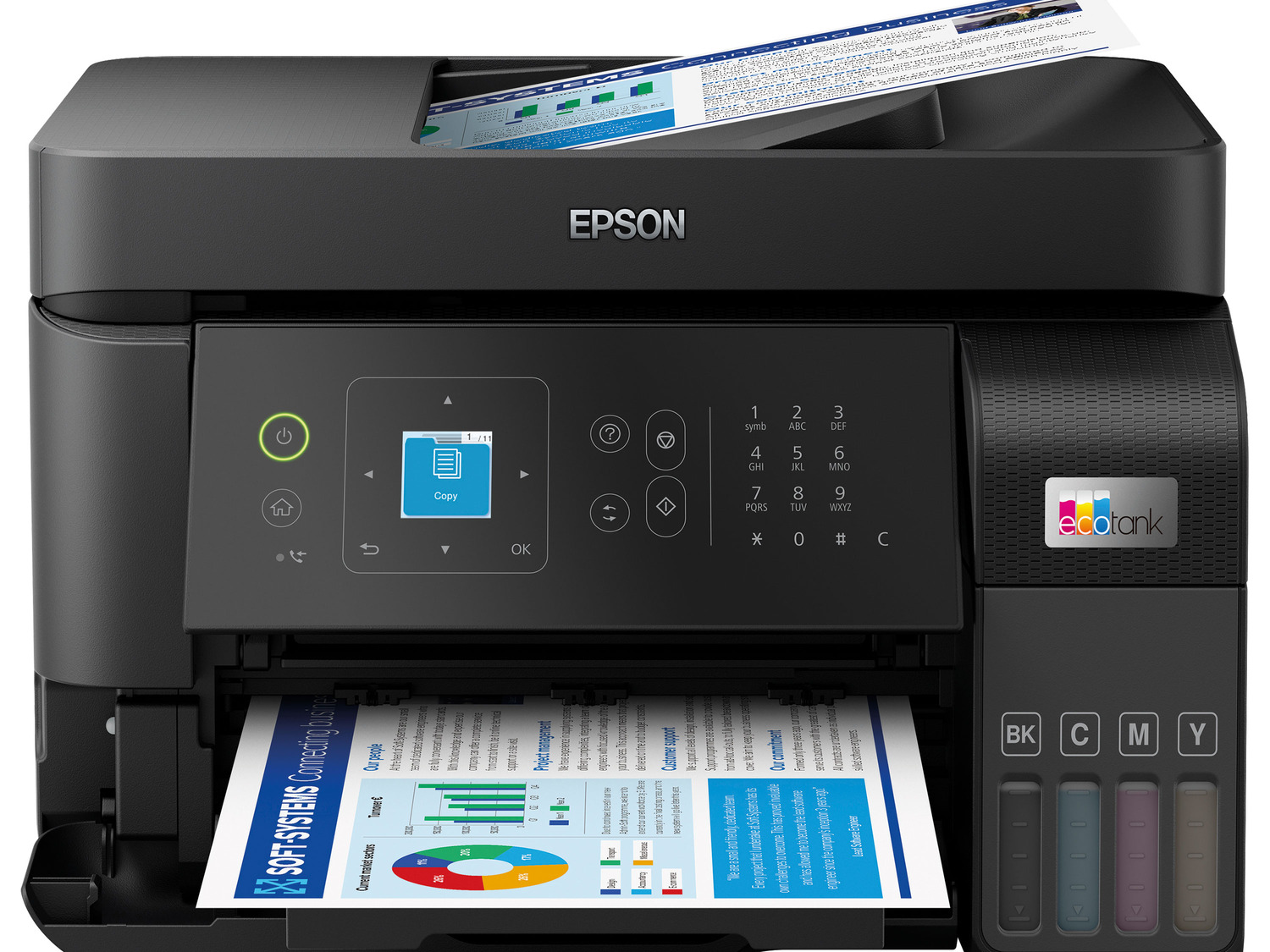 Multifunktionsdrucker »ET-4810« EPSON EcoTank Drucken,…