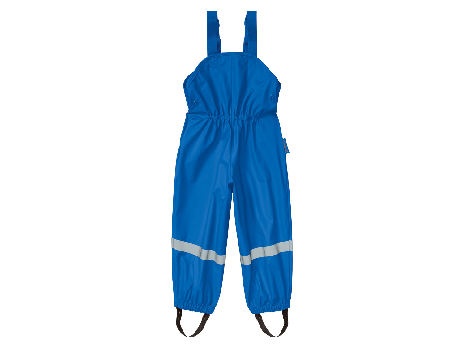 Playshoes Kleinkinder Regenlatzhose mit Reflektoren (blau, 86/92) 86/92